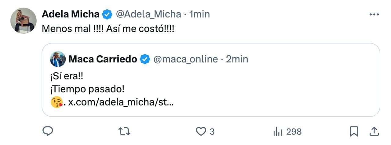 Adela Micha llama “ratita” a Maca Carriedo y se burla en su cara por presumir su nuevo trabajo