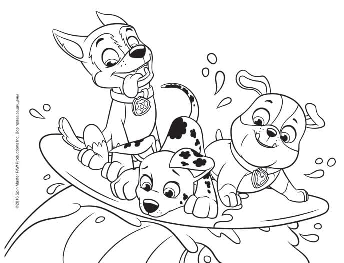Dibujos de Pascua de Rubble de Paw Patrol