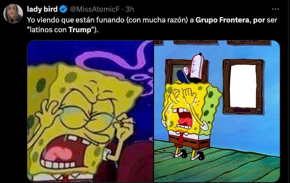 Cancelan a Grupo Frontera por promover el voto por Donald Trump.