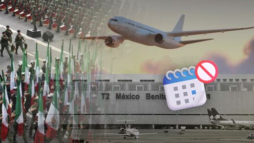 AICM anuncia horario de suspensión de vuelos por desfile del 16 de septiembre