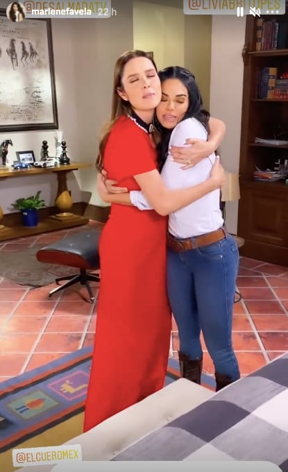 Marlene Favela y Livia Brito