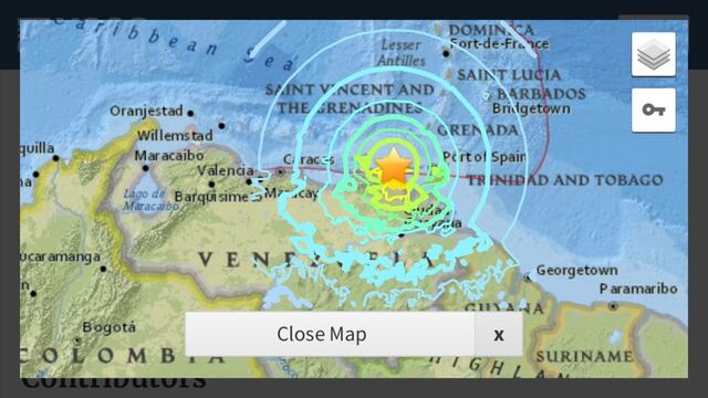 Sismo en Venezuela
