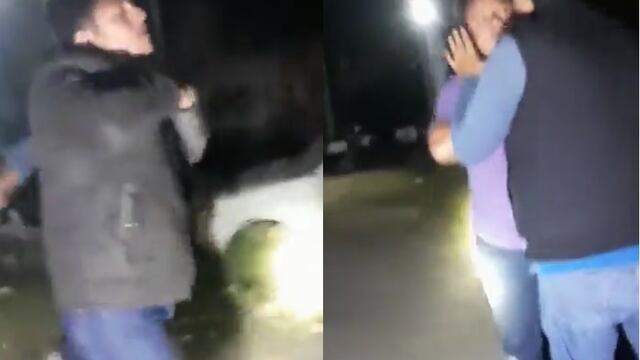 El presidente municipal de San Pablo Villa de Mitla, Luis Armando Olivera López, fue captado cuando peleaba borracho