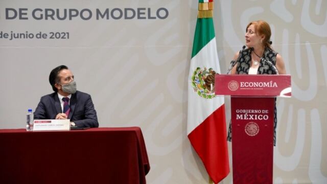 Cuitláhuac García y Tatiana Clouthier