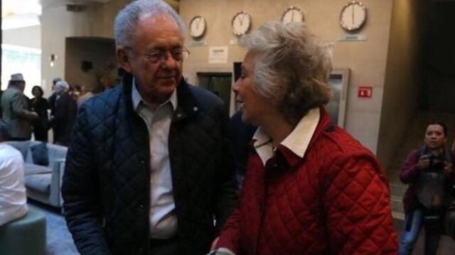 Javier Jiménez Espriú y Olga Sánchez Cordero. Equipo de AMLO.