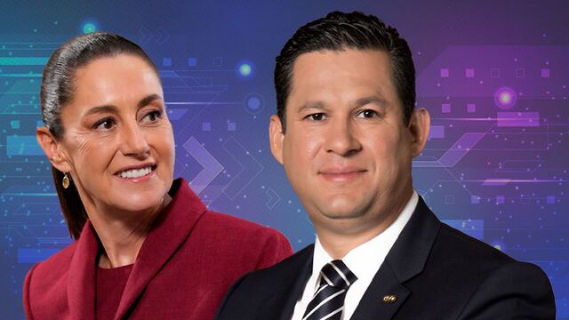 Claudia Sheinbaum y Diego Sinhue Rodríguez