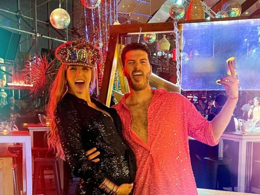 Natalia Alcocer y Michael Cohn.