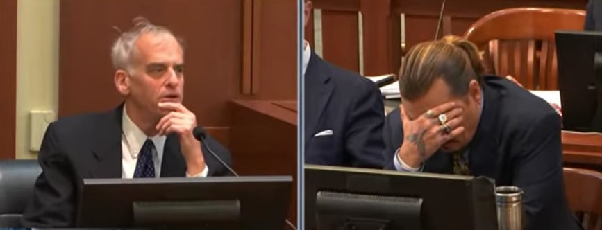 Johnny Depp reacciona a contradicción del psiquiatra