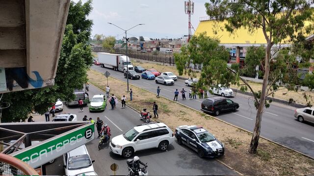 Bloqueo en Avenida Central, Ecatepec