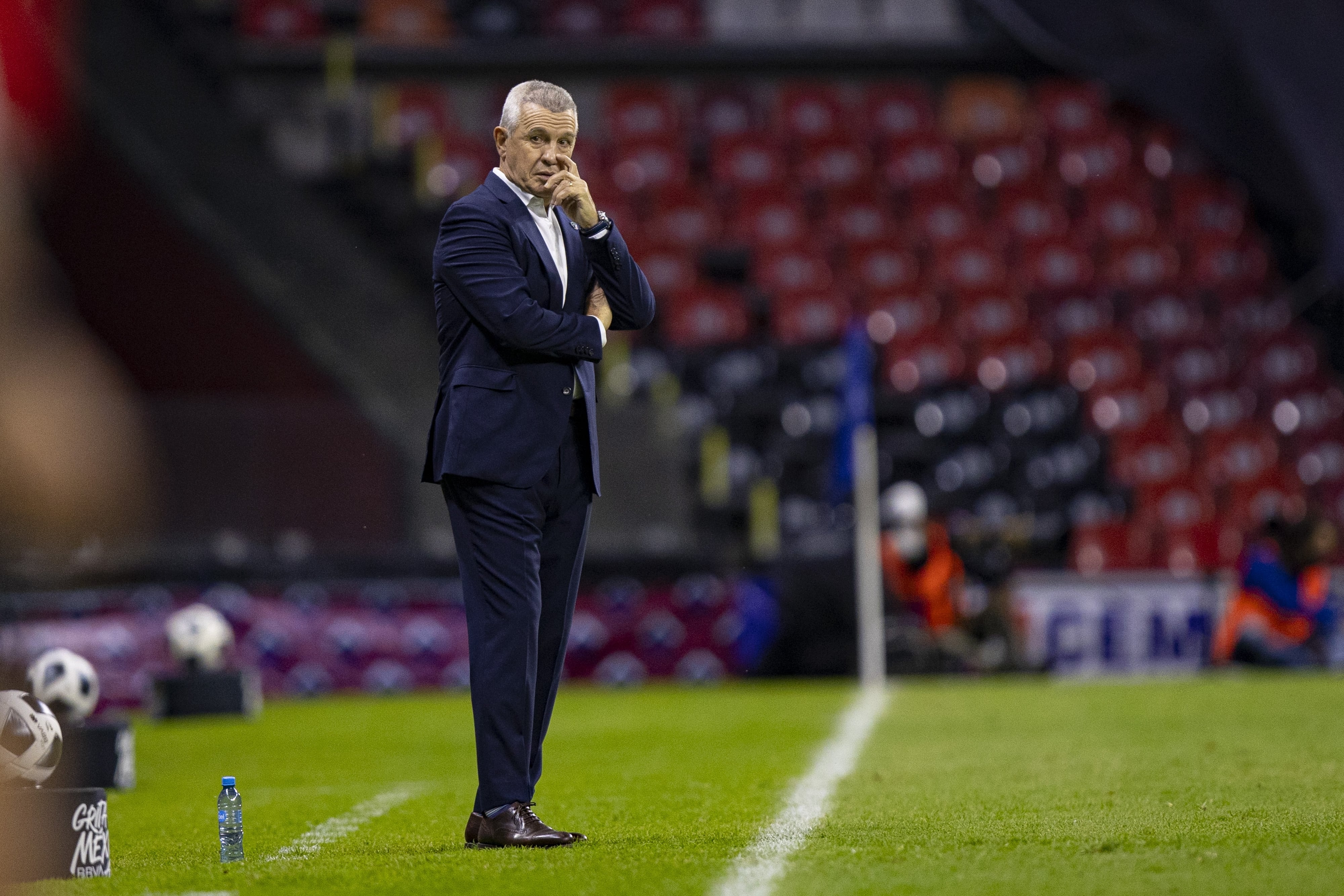 Javier Aguirre Monterrey head coach during the game Cruz Azul vs Monterrey, corresponding to the Reclassification of the Torneo Apertura Grita Mexico A21 of the Liga BBVA MX, at Azteca, Stadium, on November 21, 2021.
<br><br>
Javier Aguirre Director Tecnico de Monterrey durante el partido Cruz Azul vs Monterrey, Correspondiente a la Reclasificacion del Torneo Apertura Grita Mexico A21 de la Liga BBVA MX, en el Estadio Azteca, el 21 de Noviembre de 2021.