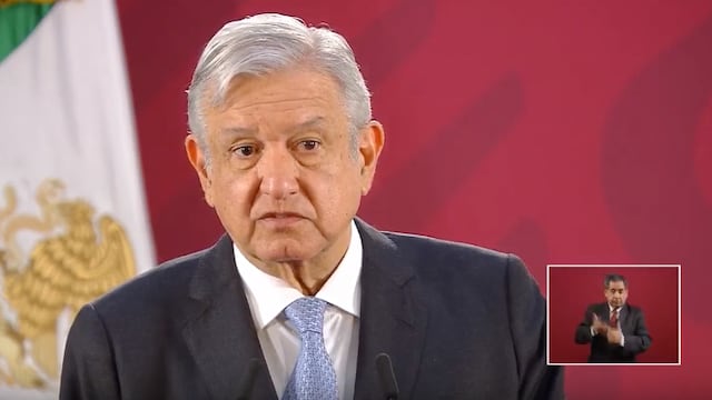 El presidente AMLO.