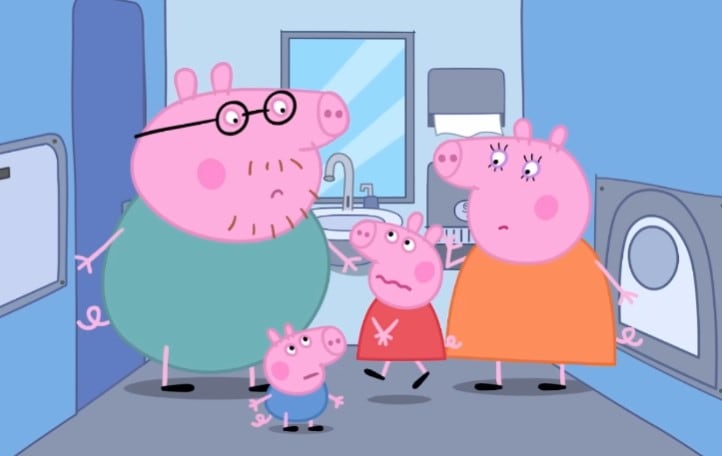 El baño de lujo de Peppa Pig