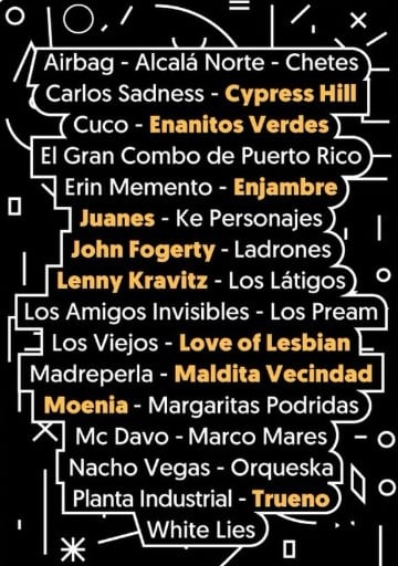 Vive Latino 2026: cartel por día actualizado