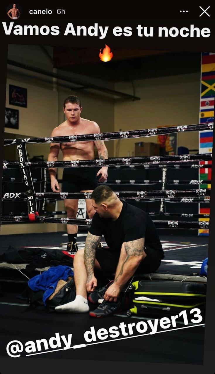 Canelo y Andy Ruiz