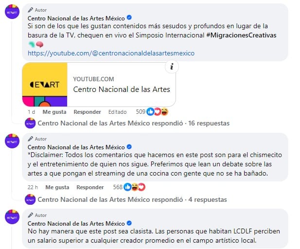 Centro Nacional de las Artes contra La Casa de Los Famosos México 2024