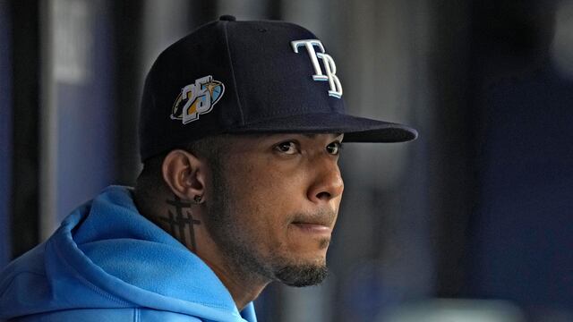 Wander Franco, pelotero de los Tampa Bay Rays.