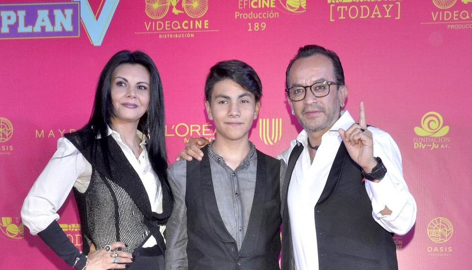 Germán Ortega y su familia