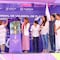 Evelyn Salgado recibe el Trophy Tour del Campeonato Mundial de Voleibol de Playa Tlaxcala 2023