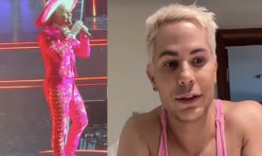 Christian Chávez aborda la polémica de su traje rosa