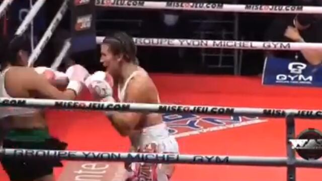 Jeanette Zacarías en pelea