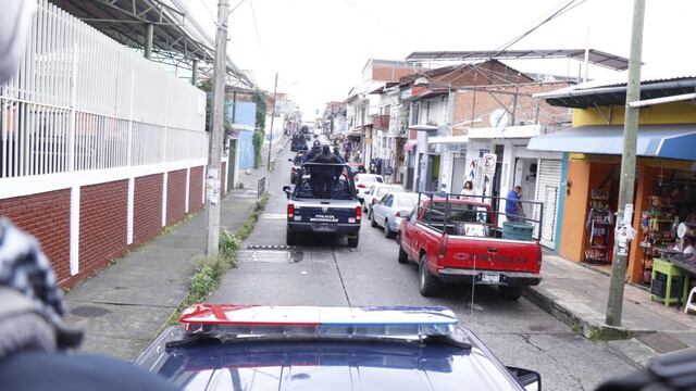 Operativo de SSP Michoacán tras agresión en Uruapan.