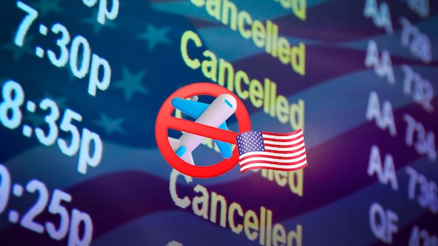 Reportan cancelación masiva de vuelos en Estados Unidos