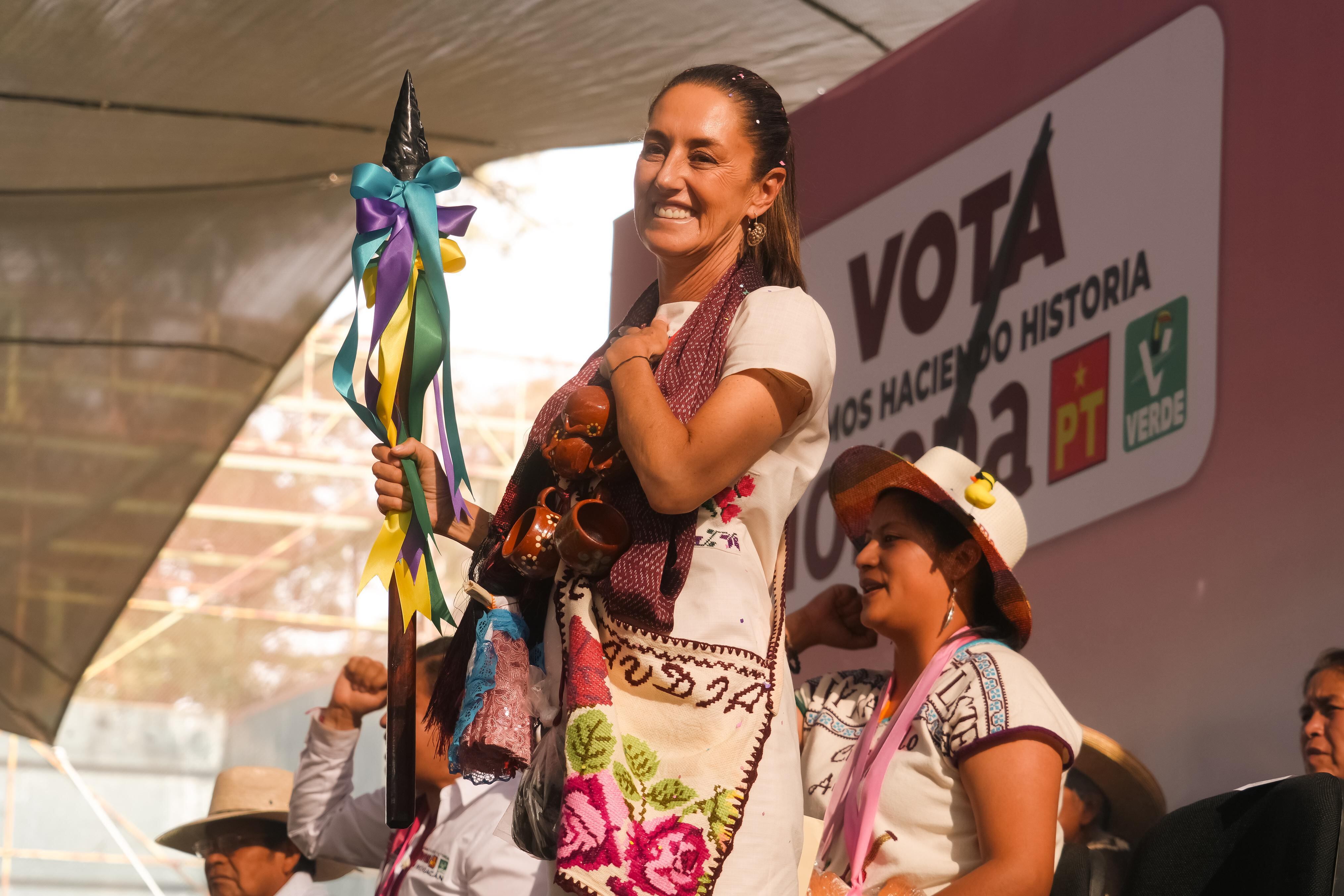 Claudia Sheinbaum, candidata presidencial de la coalición Sigamos Haciendo Historia