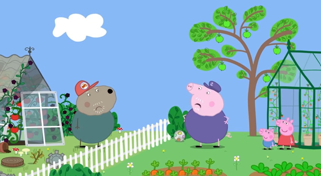 El invernadero de Abuelo Cerdito