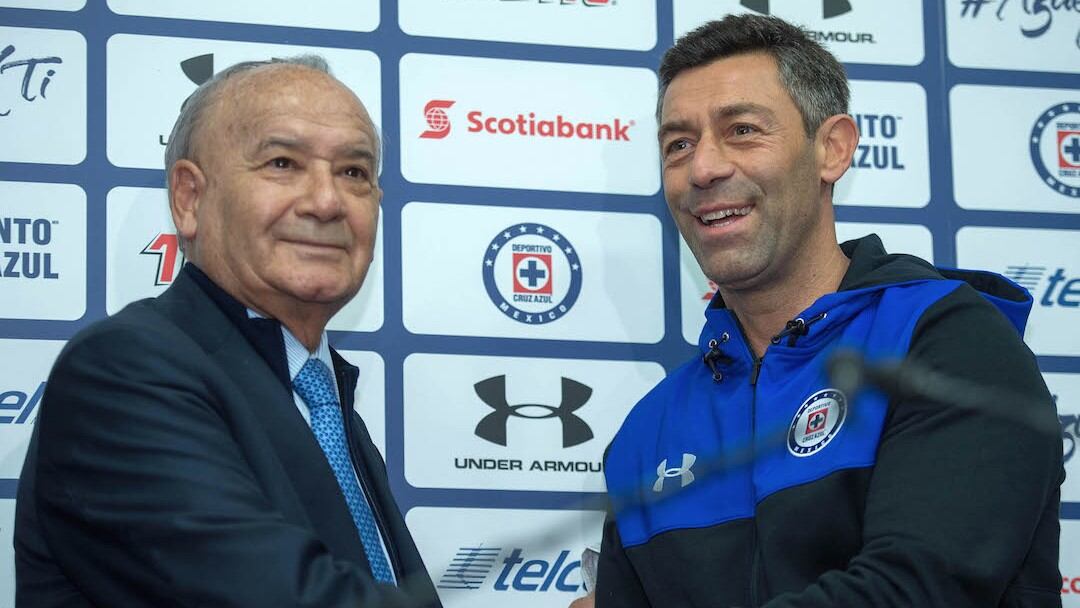 ‘Billy’ Álvarez y Pedro Caixinha.