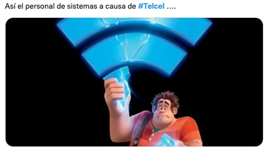 Caída de Telcel provoca memes en redes