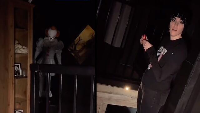 Pennywise de tamaño real aterroriza a TikTok