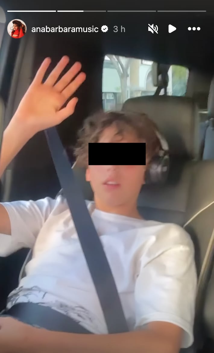 Ana Bárbara muestra a su hijo en video