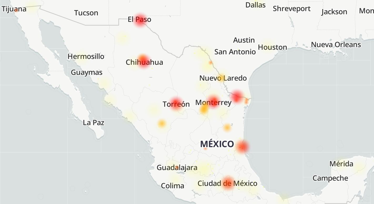 En varias ciudades de México y Estados Unidos se reportan fallas en el servicio de Telcel el sábado 14 de mayo