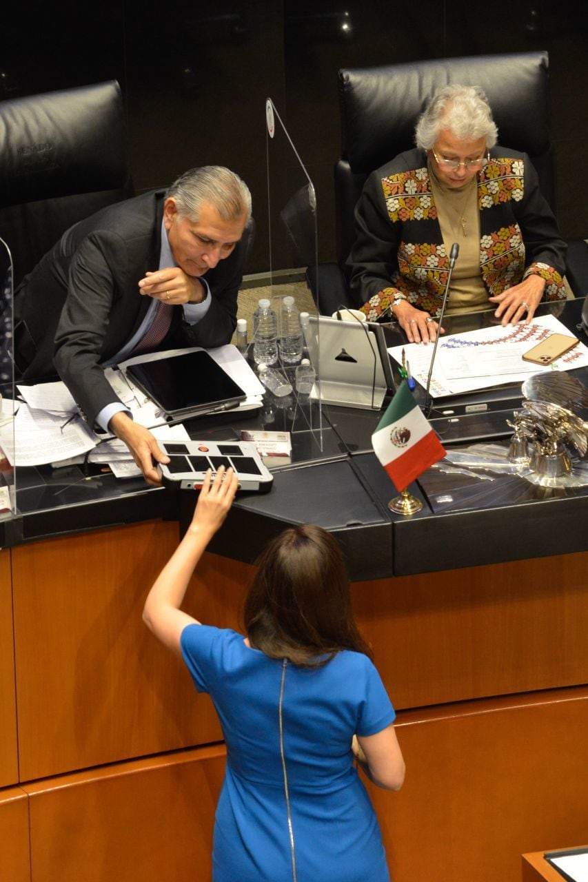 Kenia López Rabadán, senadora del PAN