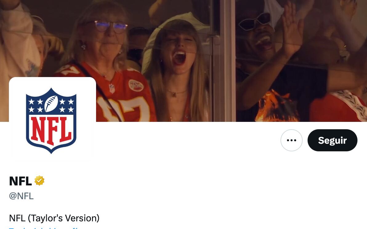 NFL cambia sus redes en honor a Taylor Swift y Travis Kelce
