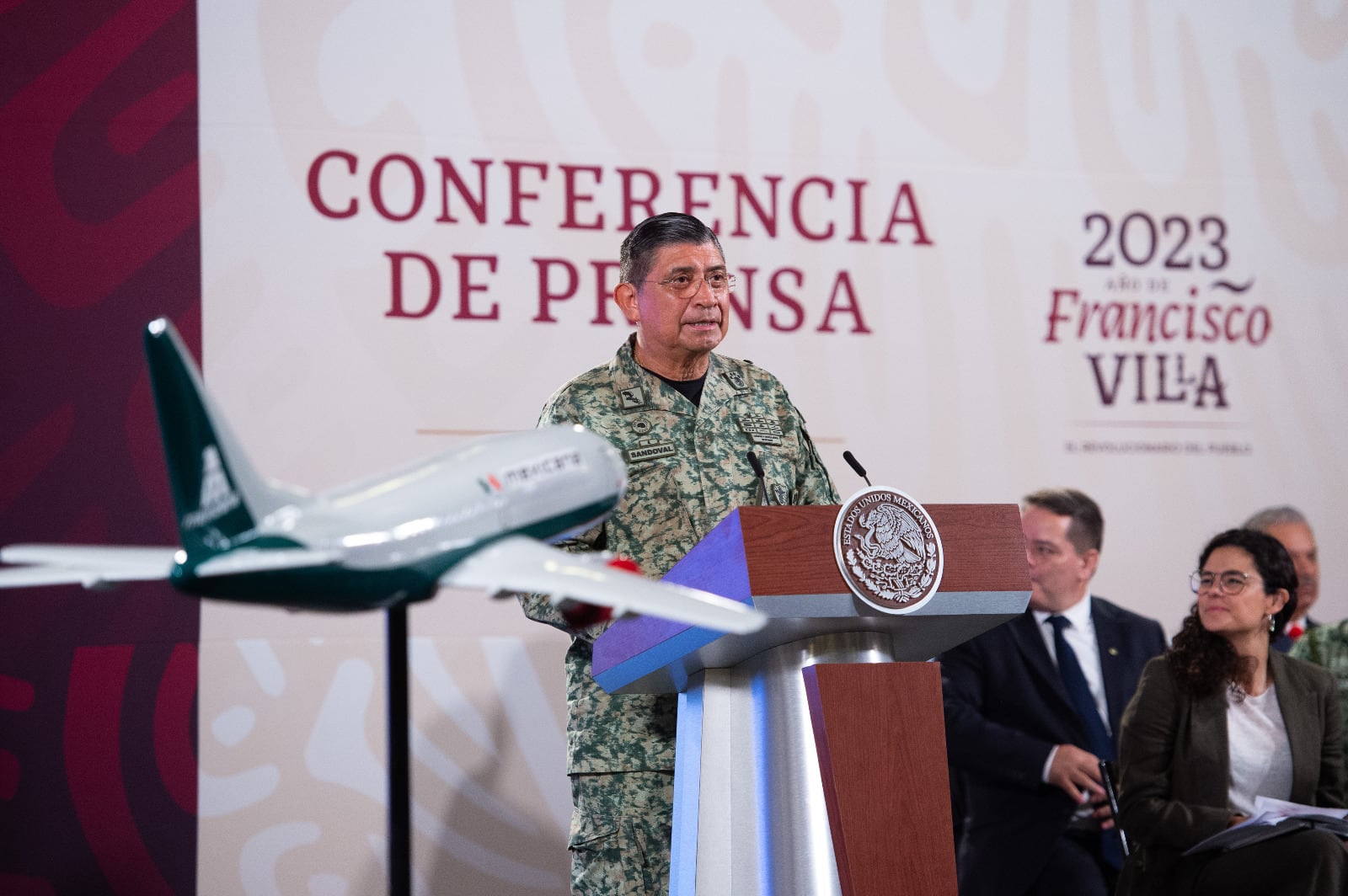 Avión muestra de Mexicana de Aviación