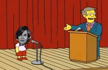 Carolina Sanín se vuelve meme tras críticar a Los Simpson