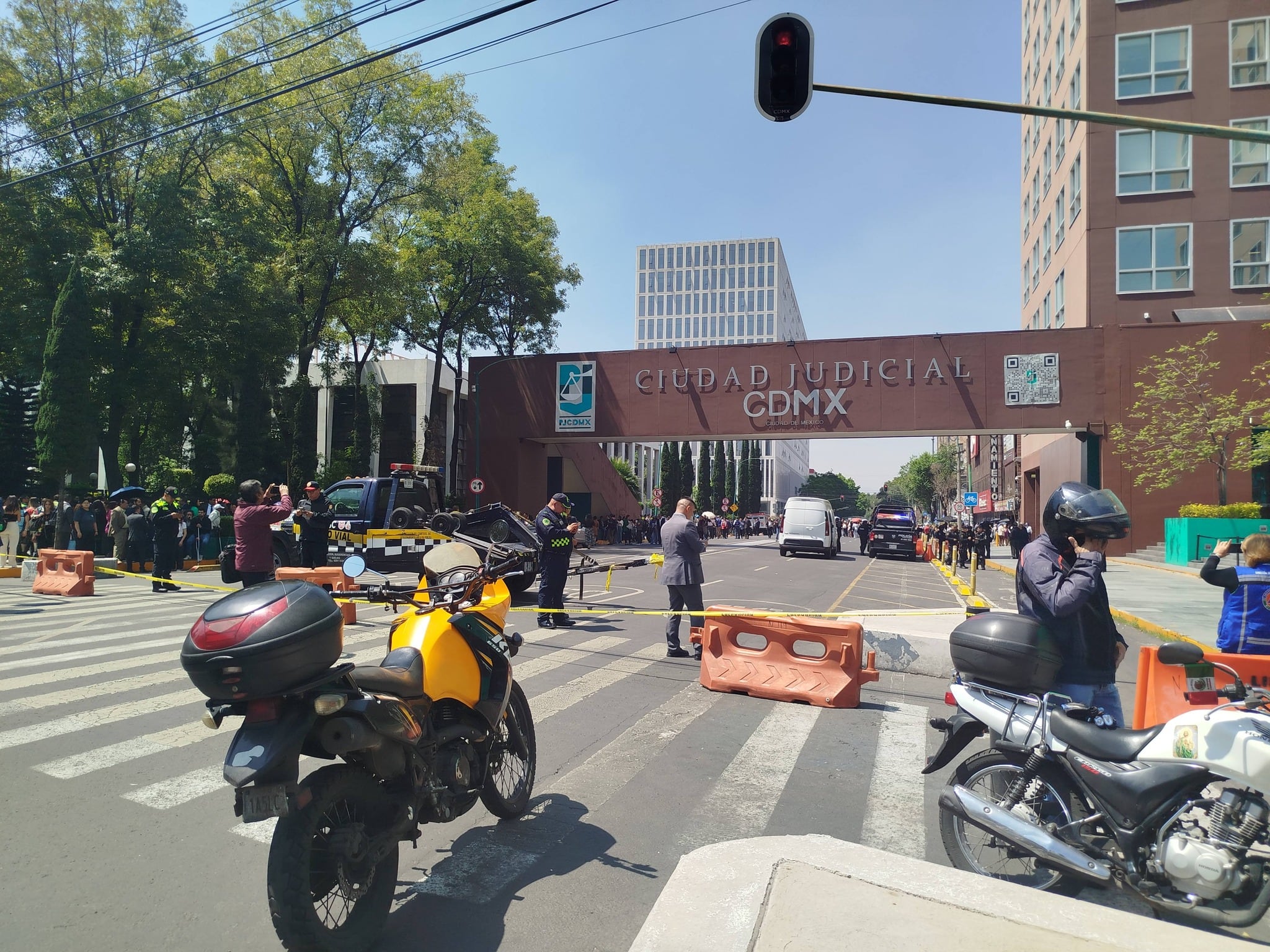 Amenaza de bomba en Ciudad Judicial de CDMX