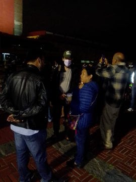Velada en Ciudad Universitaria previa a la Marcha contra la Militarización del 12 de octubre