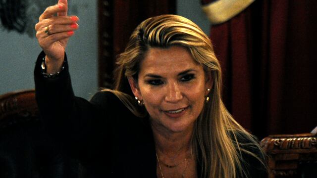 Jeanine Áñez, presidenta de Bolivia.