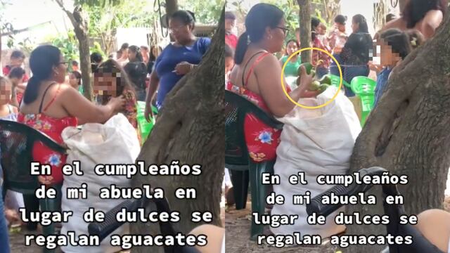 Regalan aguacates en fiesta y les dicen familia de 'ricos'