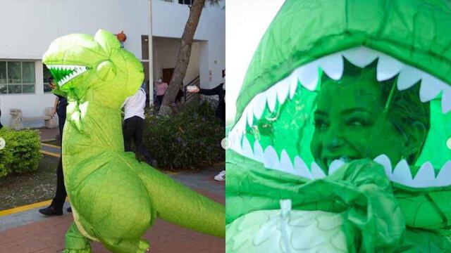 Mariana Rodríguez disfrazada