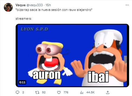 Memes de la sesión de BZRP y Rauw Alejandro