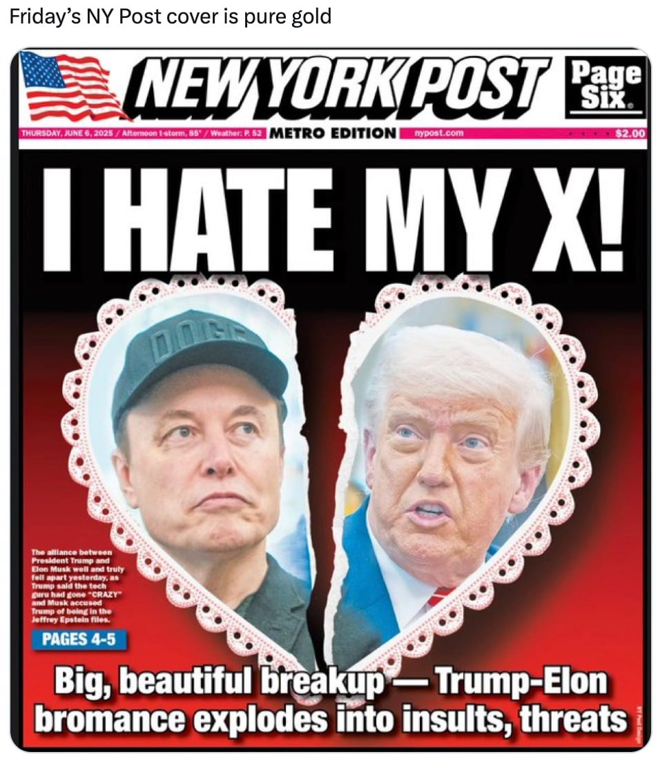 Memes de la pelea entre Elon Musk y Donald Trump