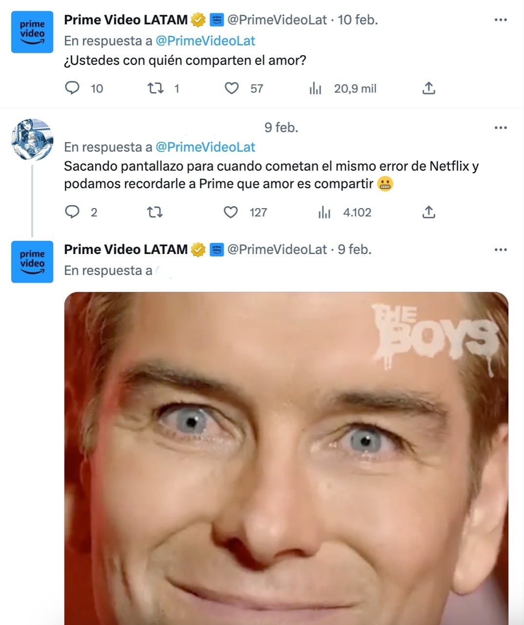 Amazon Prime Video se burla de Netflix y lo amenazan con pantallazos