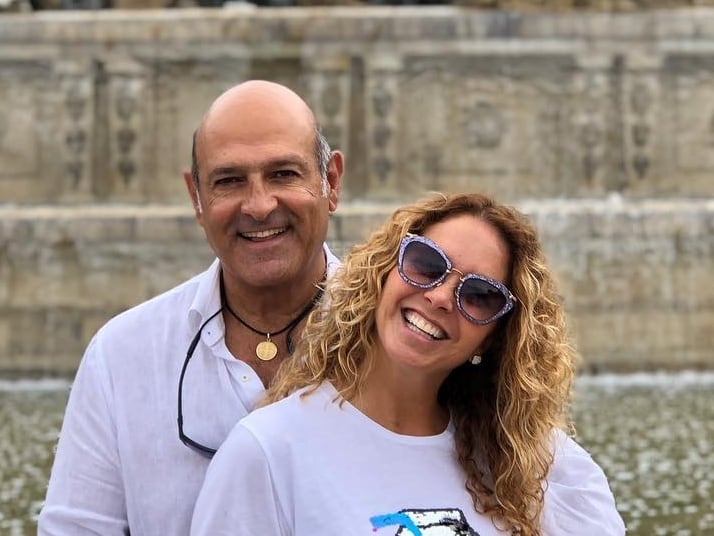 Michel Kuri y su exnovia Lucero.