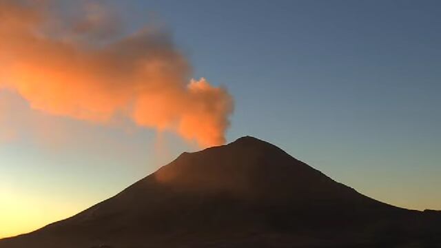 Volcán Popocatépetl el 5 de diciembre