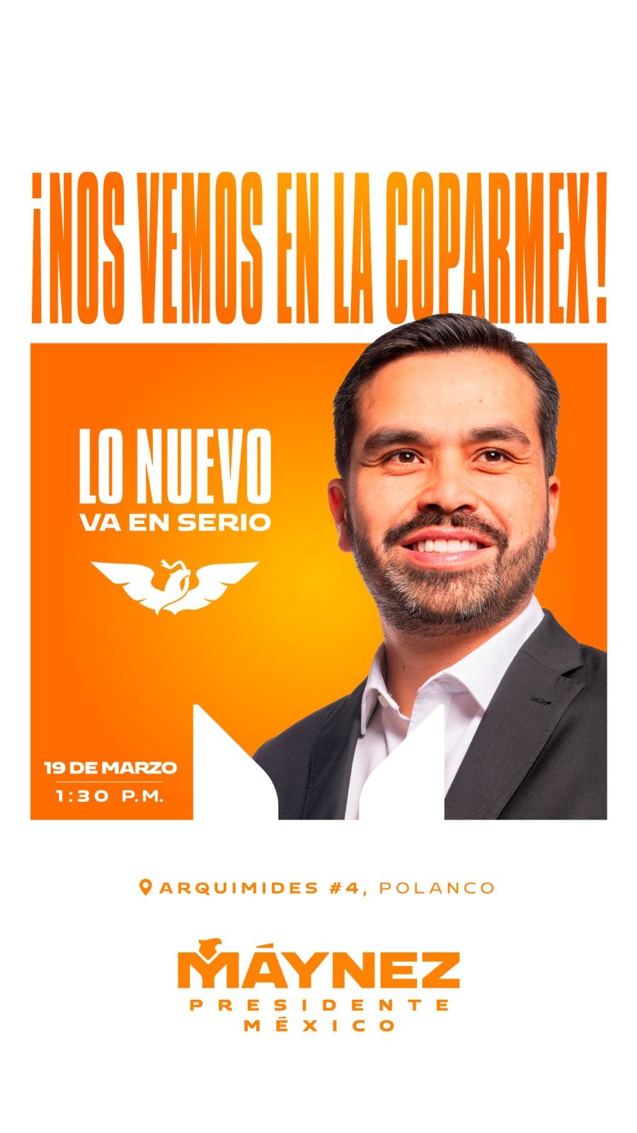 Actividades Jorge Álvarez Máynez hoy 19 de marzo 2024