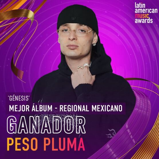 Latin American Music Awards 2024: Peso Pluma gana a Mejor Álbum Regional Mexicano