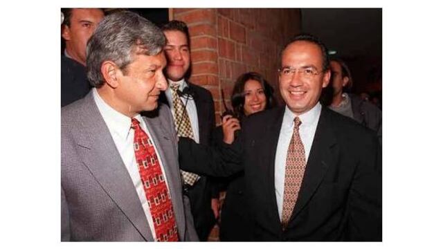 Andrés Manuel y Felipe, cuando los dos eran líderes opositores. Uno ya fue gobierno, el otro lo será pronto y...